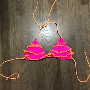Victoria’s Secret Pink Bikini Top With Tassels